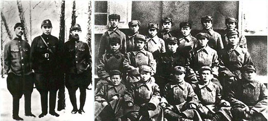 Nordkoreanische Angehörige der mandschurischen Partisanen