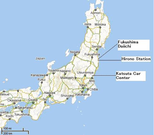 Map of Japan