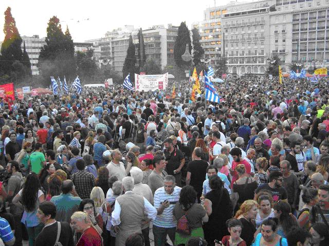 Rally for "NO" vote in Athens Syntagma Square
